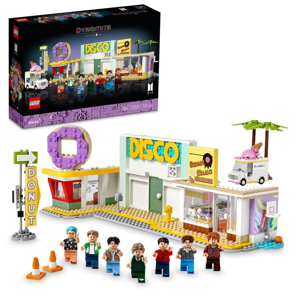 LEGO Ideas BTS Dynamite 21339 Building Kit; Music Video Construction Set; Gift Idea for Those Who Love BTS