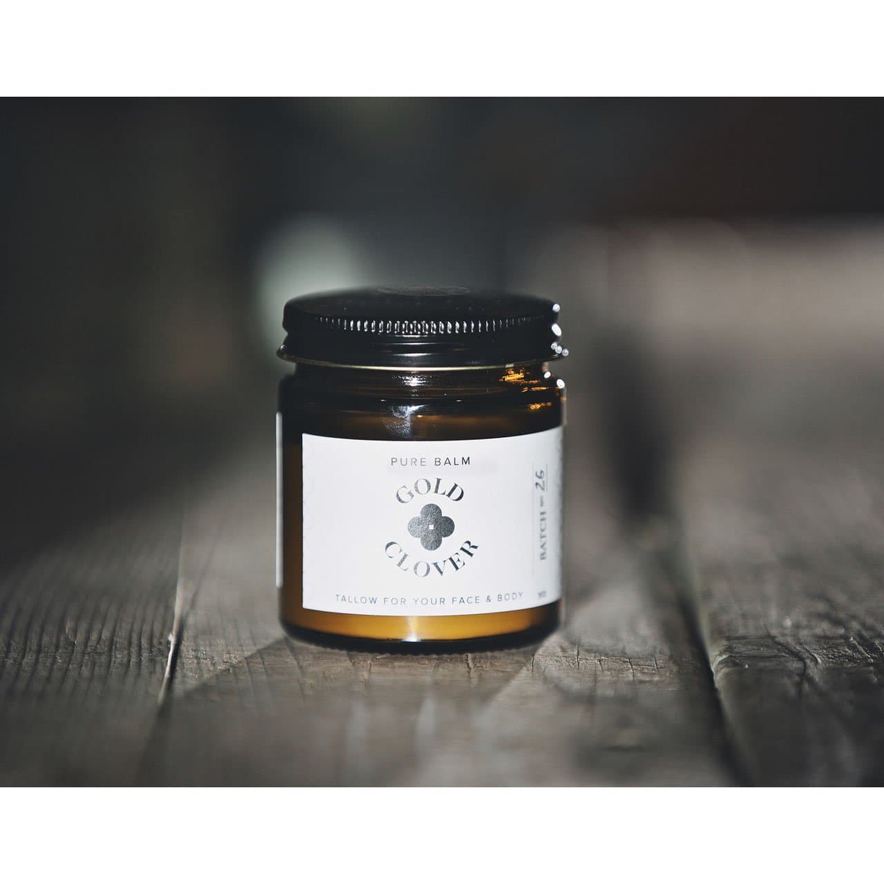 Gold Clover Tallow Balm "Pure Balm" Unscented -3 oz.