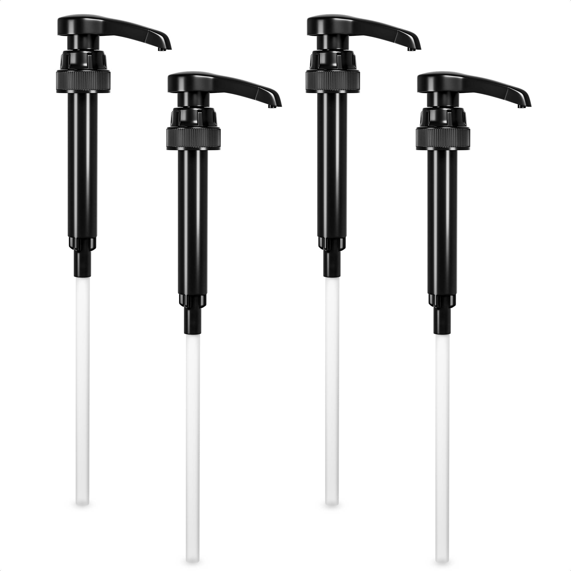 Torani and DaVinci BLACK Syrup Pumps, Fits 25.4 Oz/750Ml Bottles (Pack of 4)