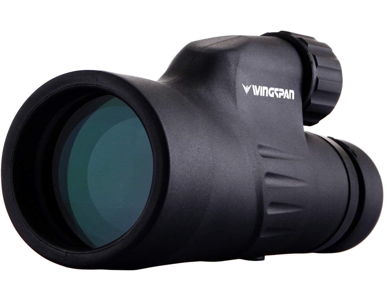 Wingspan Optics Explorer 12X50 High Powered Monocular - Bright and Clear Range of View - Single Hand Focus - Waterproof - Fogproof - for Bird Watching, and Watching Wildlife