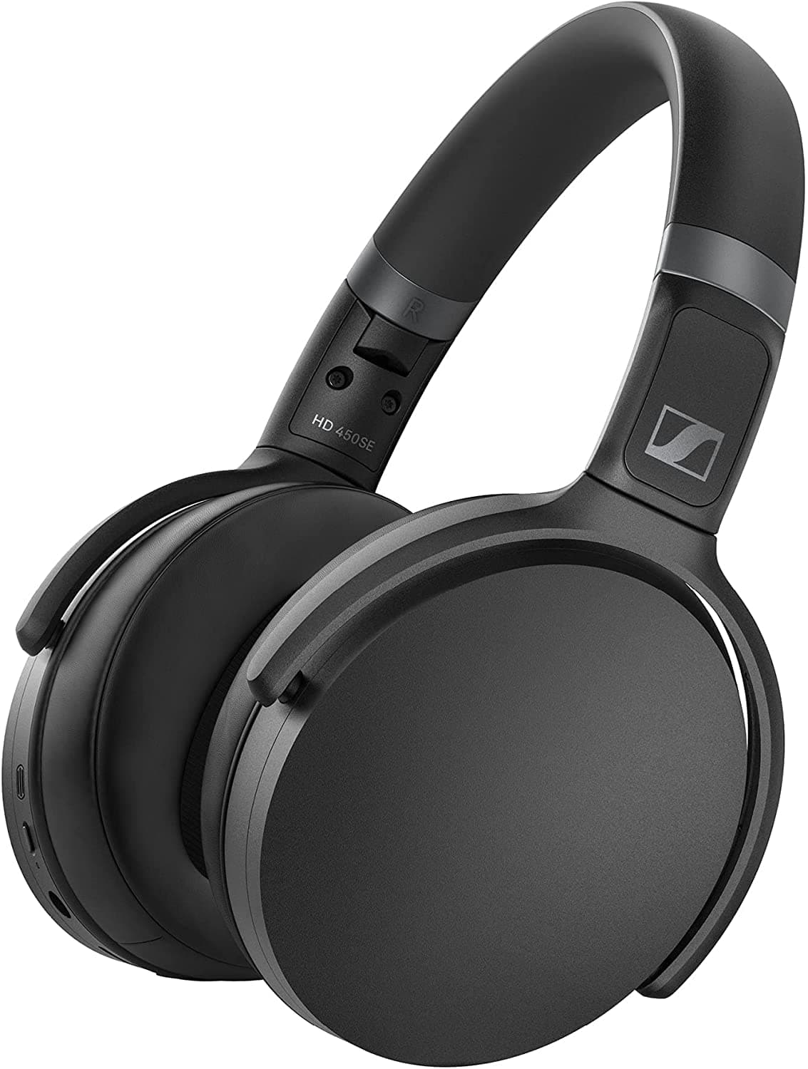 HD 450SE Bluetooth 5.0 Wireless Headphone with Alexa - Active Noise Cancellation, 30-Hour Battery Life, USB-C Fast Charging, Foldable - Black