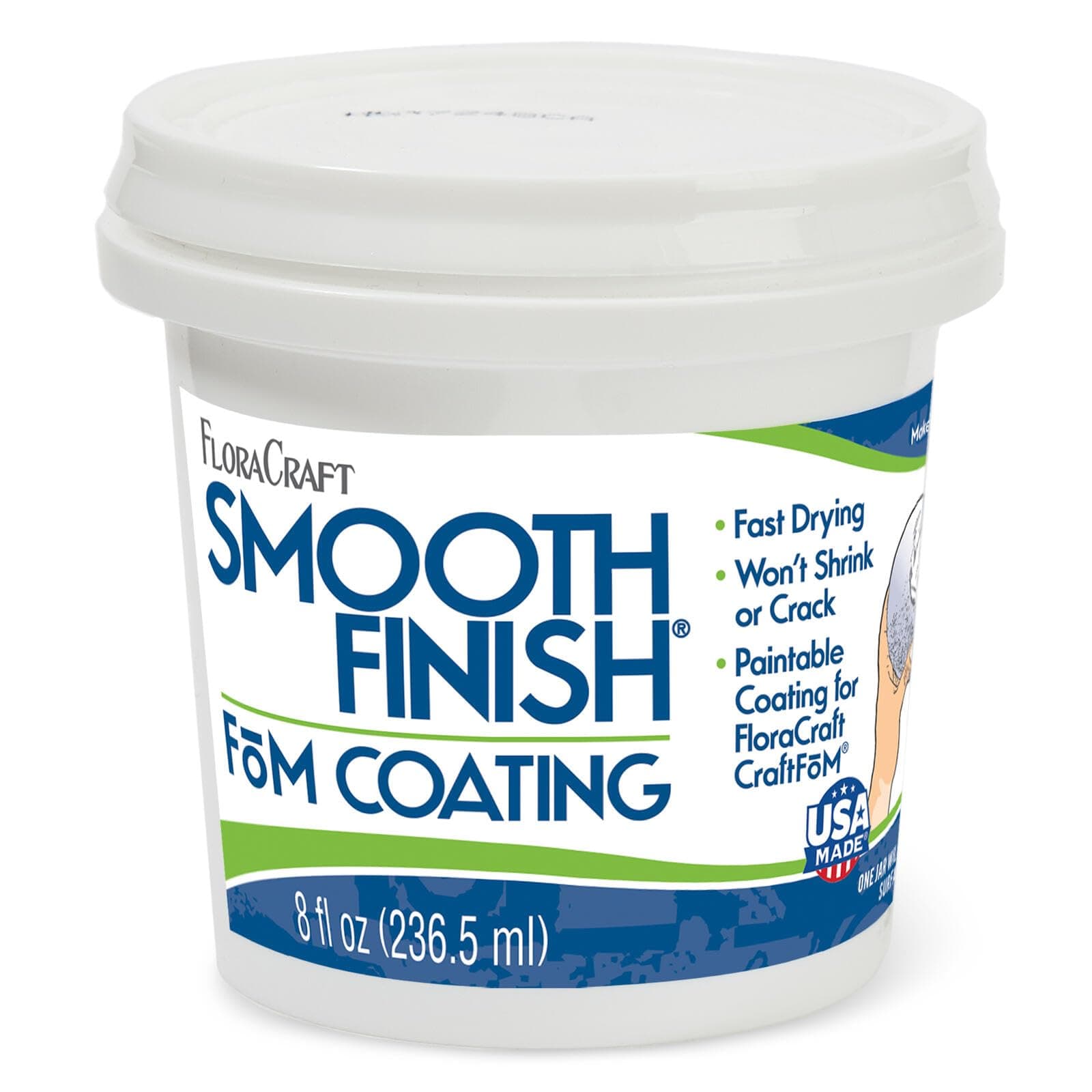 FloraCraft Smooth Finish FōM Coating 8 Ounce