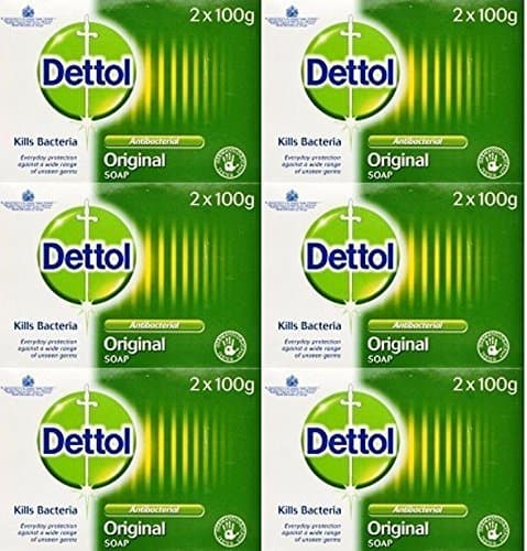 Dettol Original Anti-Bacterial Soap 100g Twin Pack x 6 packs