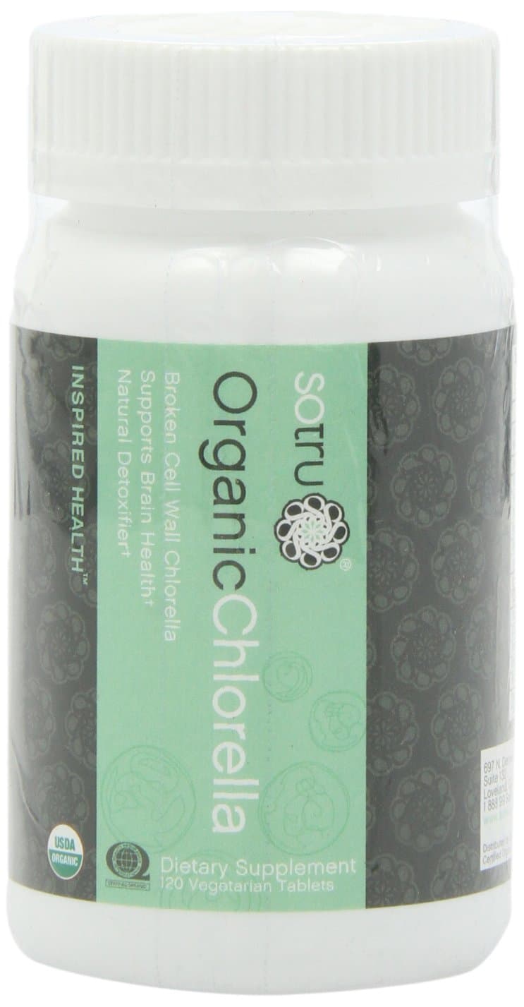 Sotru Organic Chlorella, 30 Day Supply, 120-Count