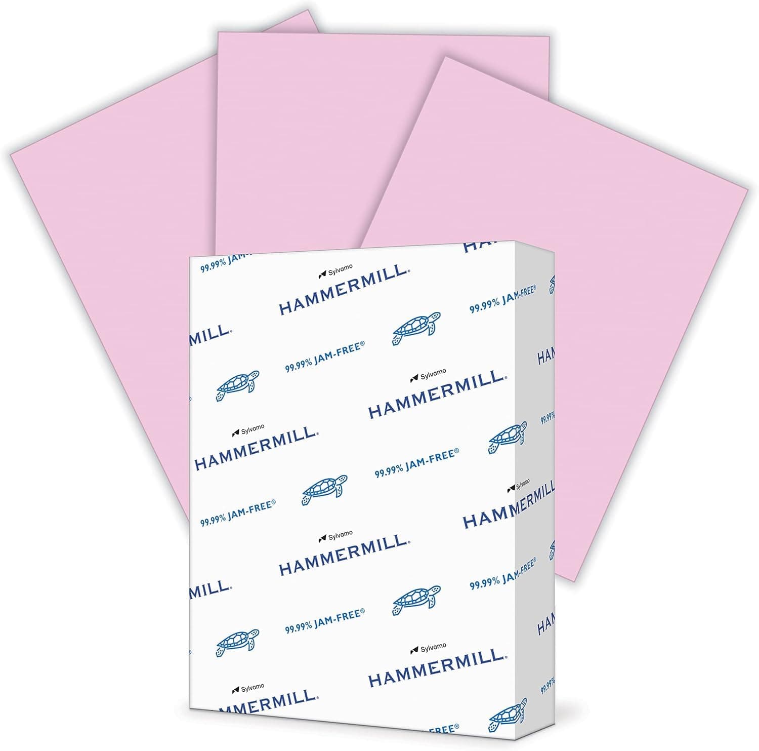 Hammermill Colored Paper, 20 lb Lilac Printer Paper, 8.5 x 11-1 Ream (500 Sheets) - Made in the USA, Pastel Paper, 102269C