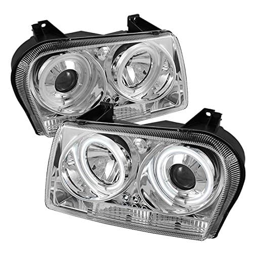 Spyder Auto :: PRO-YD-C305-CCFL-C Chrysler 300 05-08 Projector Headlights - CCFL Halo - LED ( Replaceable LEDs ) - Chrome - High H1 (Included) - Low 9006 (Not Included)