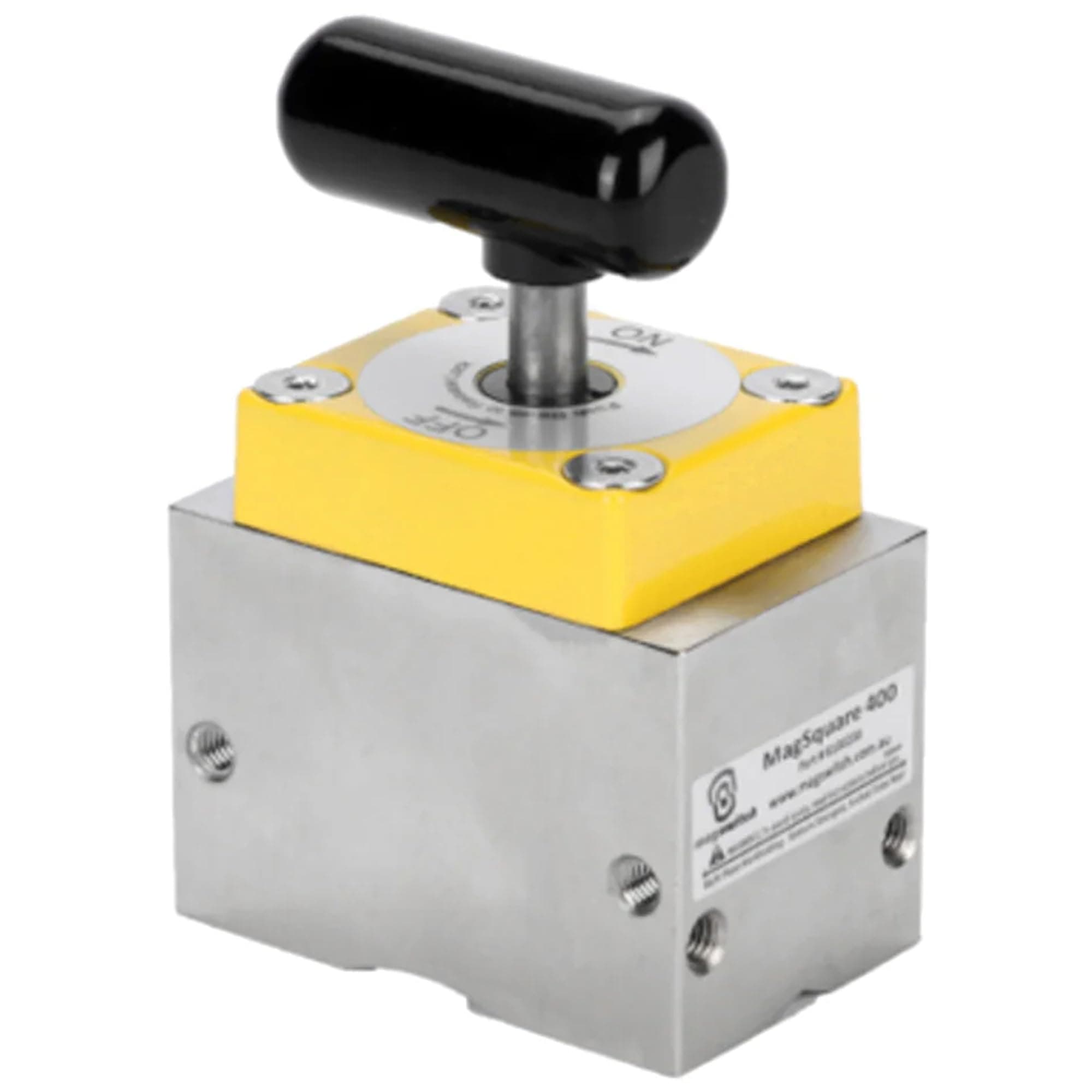 Magswitch MagSquare 400 Magnetic Welding Square Base Clamp Holder for Welding Kit, Tools, Supplies and Accessories, Magnet Switch with On/Off Capabilities, 400 lb Holding Force