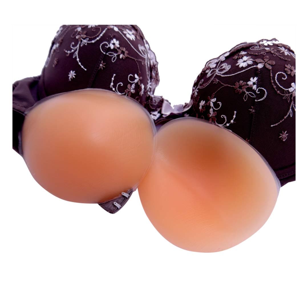 Jo Thornton Style 8 - THE CLASSIC - BOOST UP TO 2 cups sizes outwards in an instant. Silicone Breast Enhancers ("Chicken Fillets") Breast Covering Style - White Skin Colour