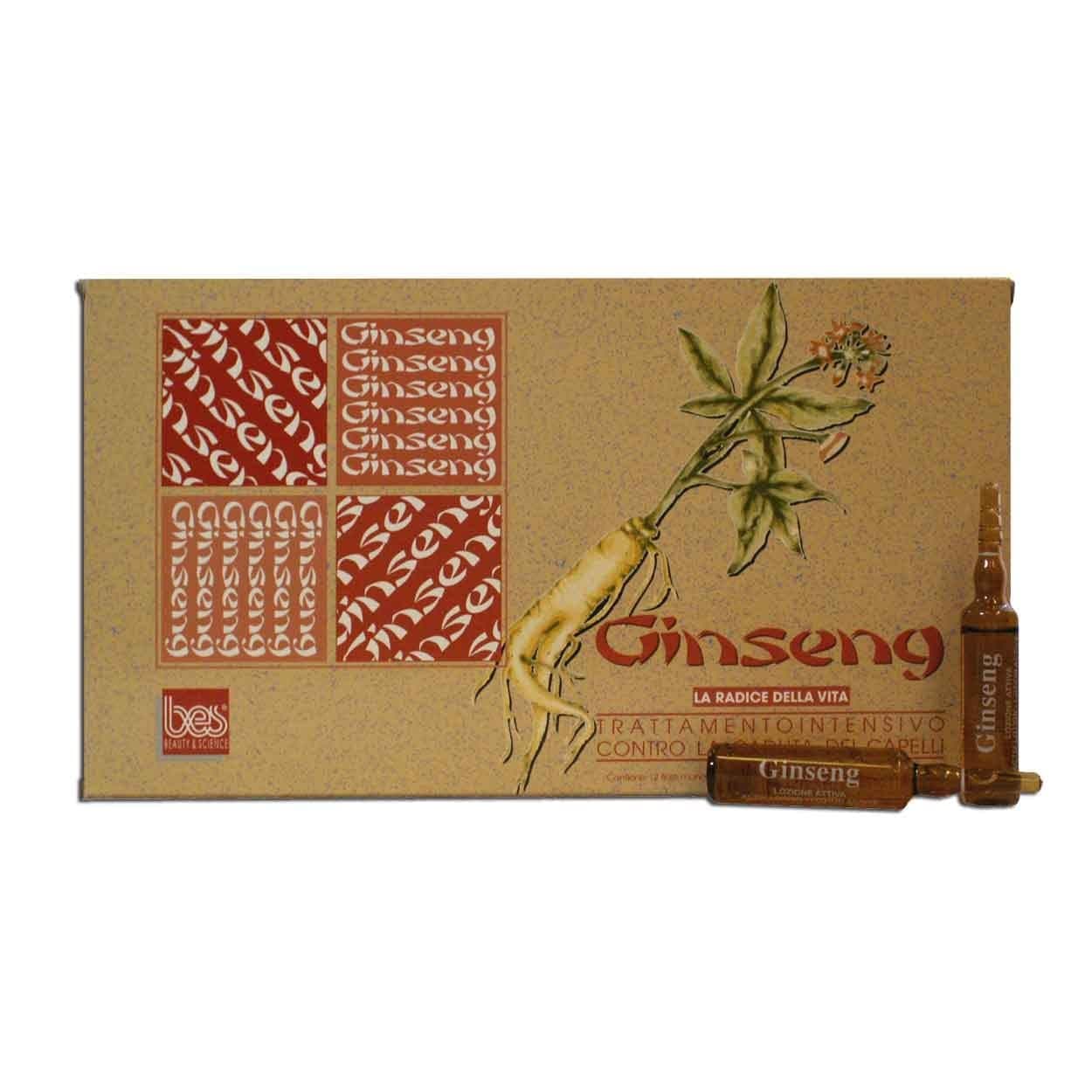 Ginseng BES Active Lotion 12 x 10 ml Beauty & Science Ginseng Intensive Treatment Restore and Strengthen Hair Follicles
