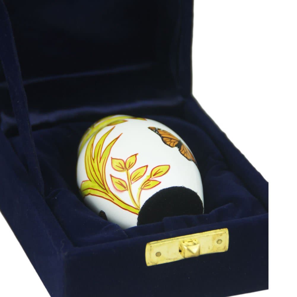 Small Urns for Ashes, Mini Funeral Cremation Urn for Human Ashes -Hand Engraved -Fits a Small Amount of Cremated Remains - Display Burial at Home or Office ( Butterflies White, Miniature Keepsake Urn