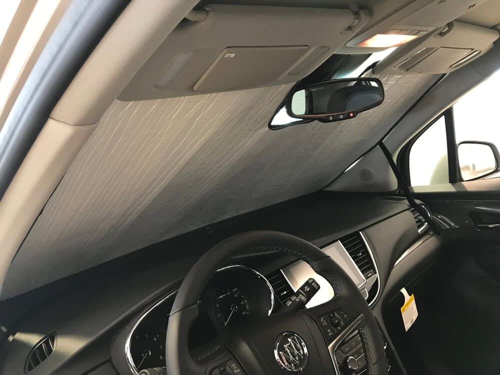 HeatShieldThe Original Windshield Sun Shade, Custom-Fit for Buick Encore SUV 2013-2022 Silver Series