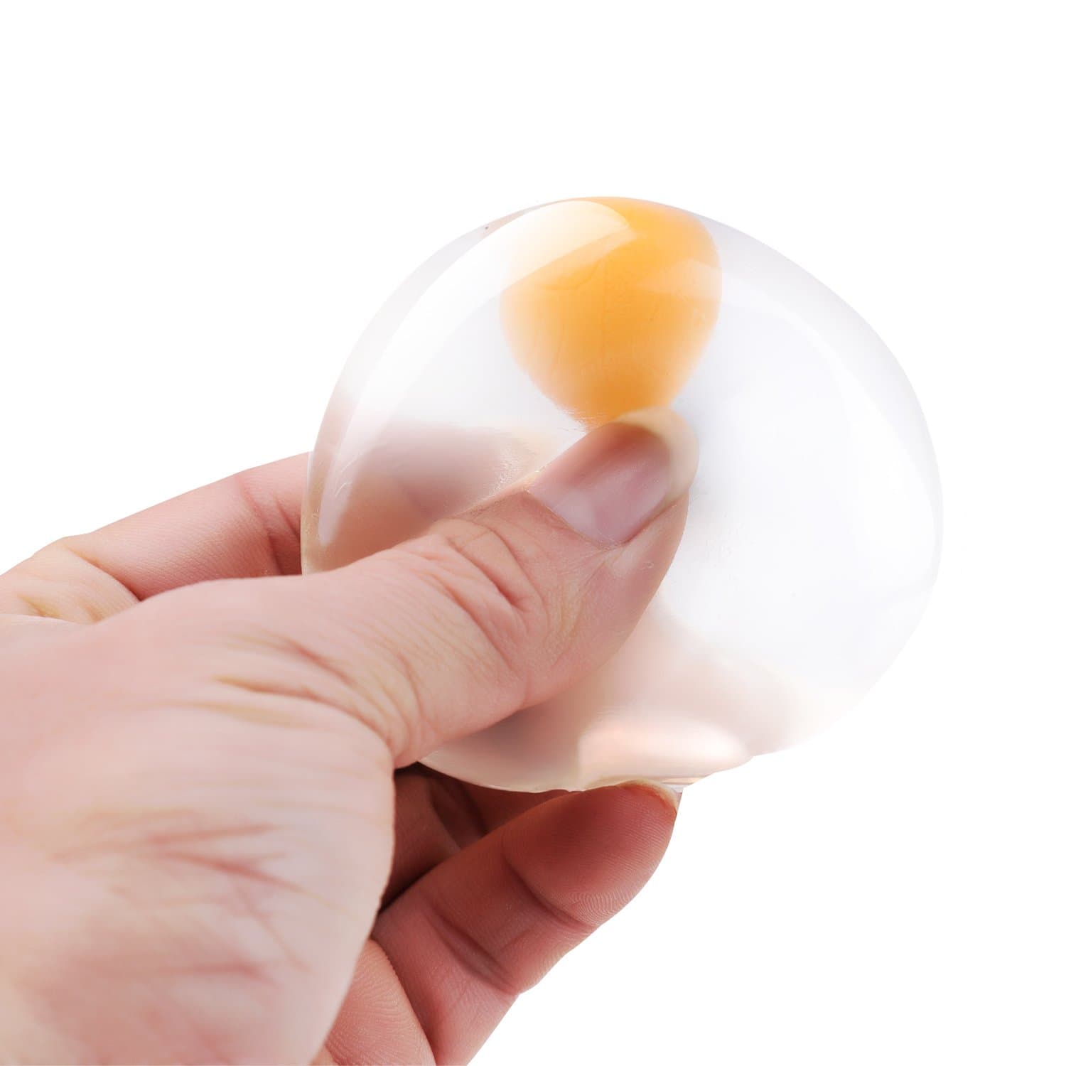 Egg Yolk Stress Relief Splatter Water Toy (2 Pack), White