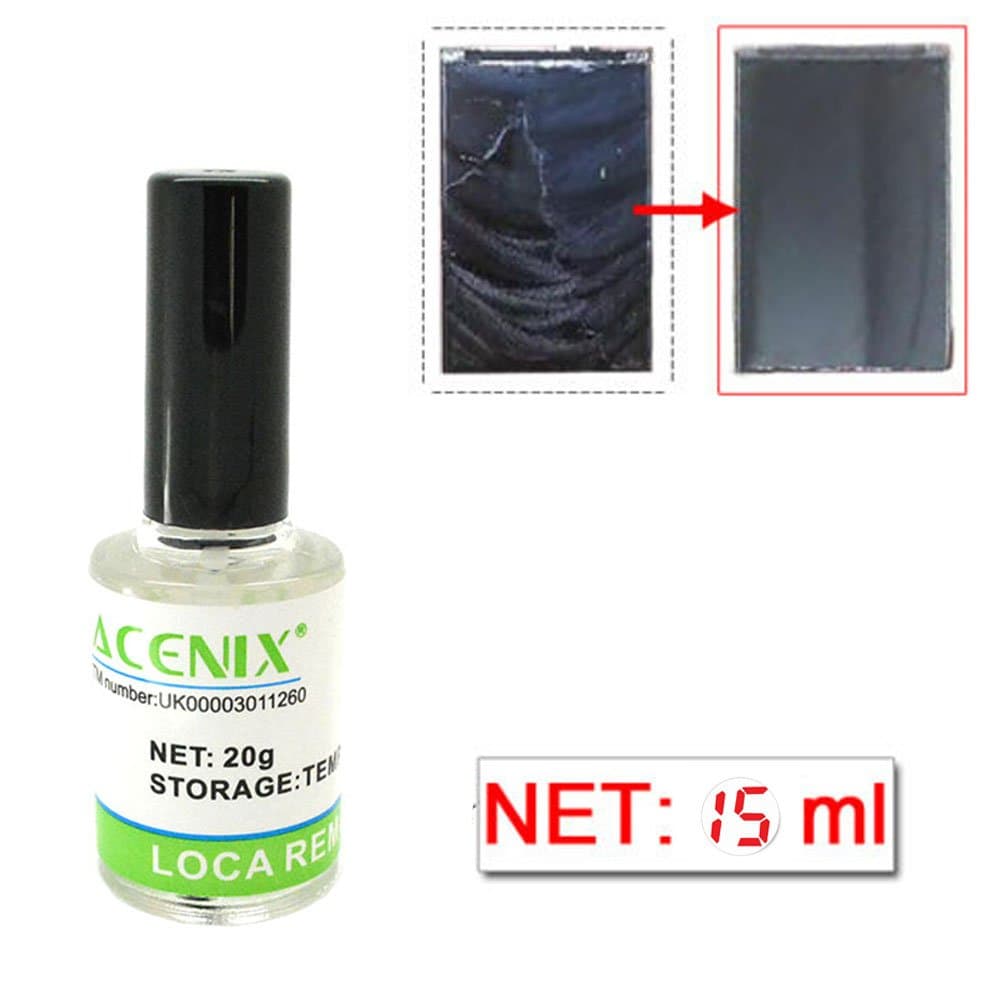 EBUYER GATE LTD ACENIX® New UV LOCA Liquid Optical Adhesive Glue Remover Cleaner For Refurbish LCD Glass