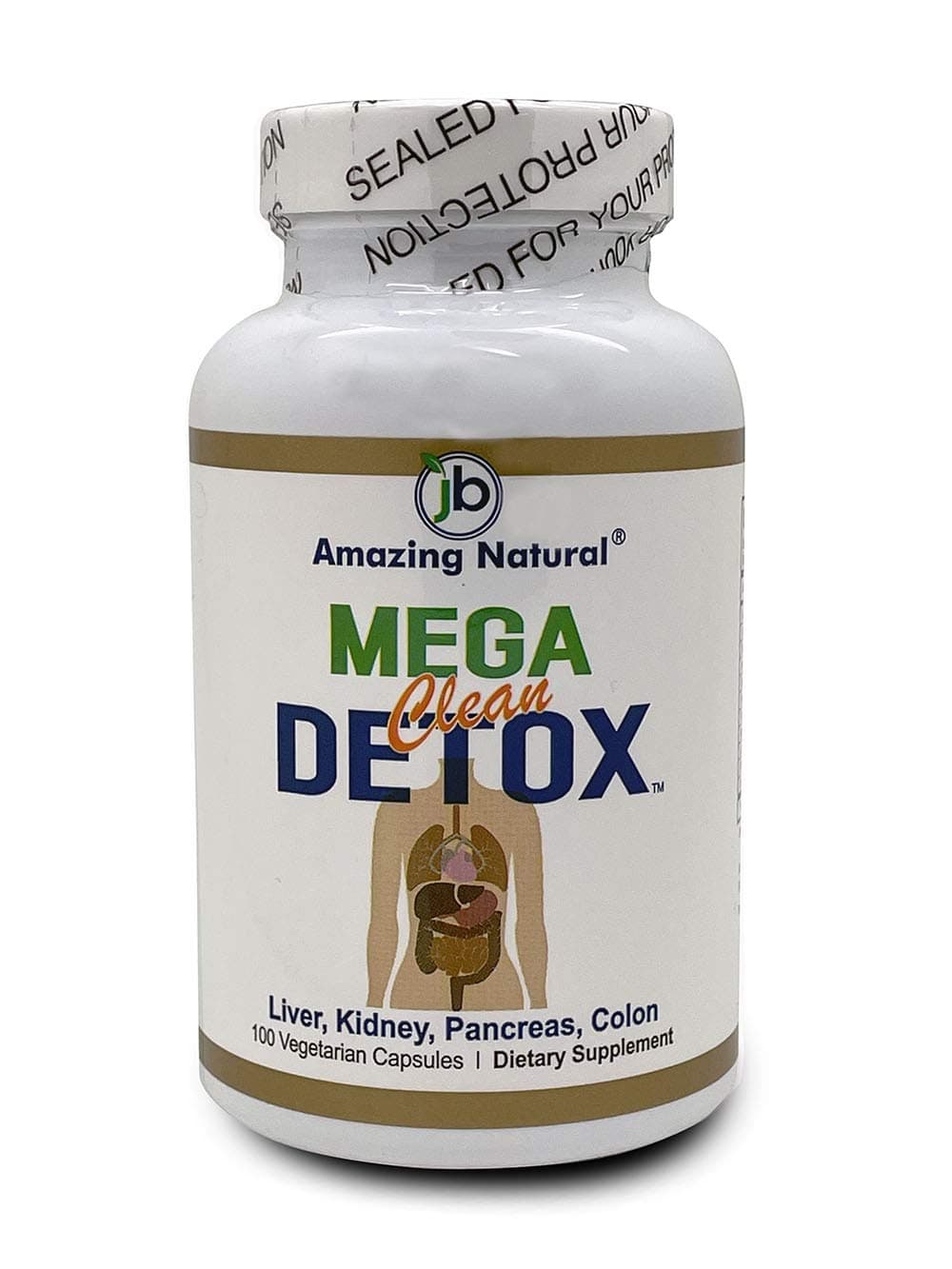 Mega Clean Detox 600 mg 100 VegiCaps Dietary Supplements