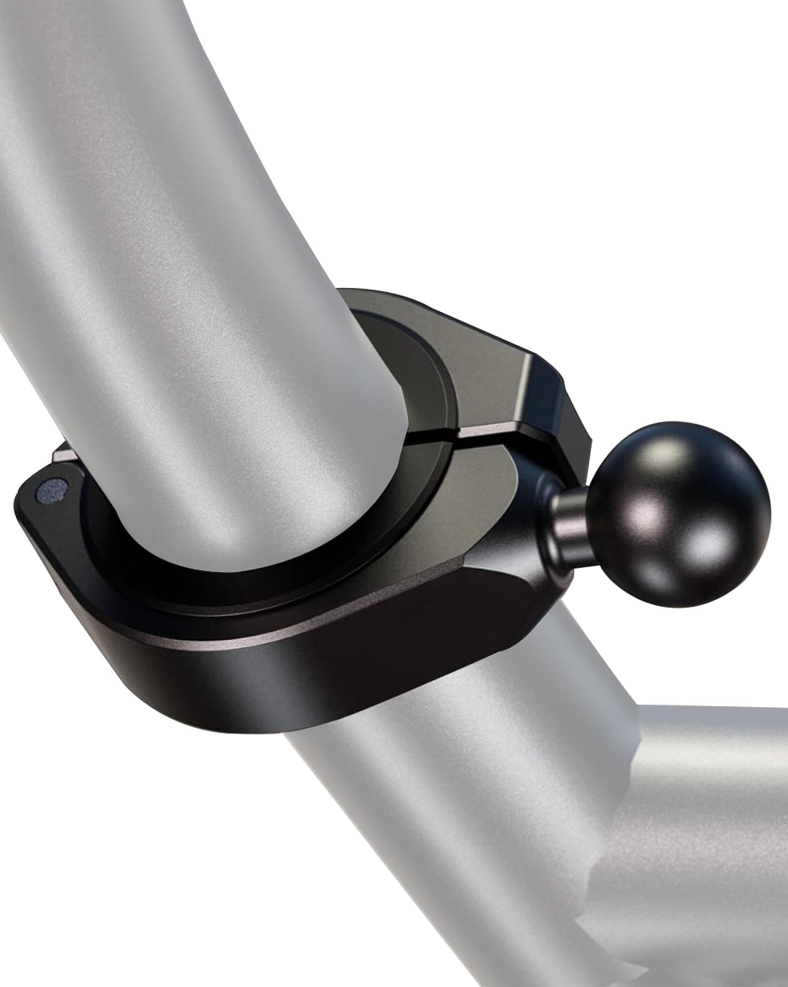 iMESTOU ATV 1" Ball Mount Adapter Compatible with RAM B Size Components or Other 1" Ball Double Socket Arm, Aluminum Large Clamp Mount Base Fits on ATV UTV 1.5''/1.75''/1.85''/2''/2.1'' Handlebars