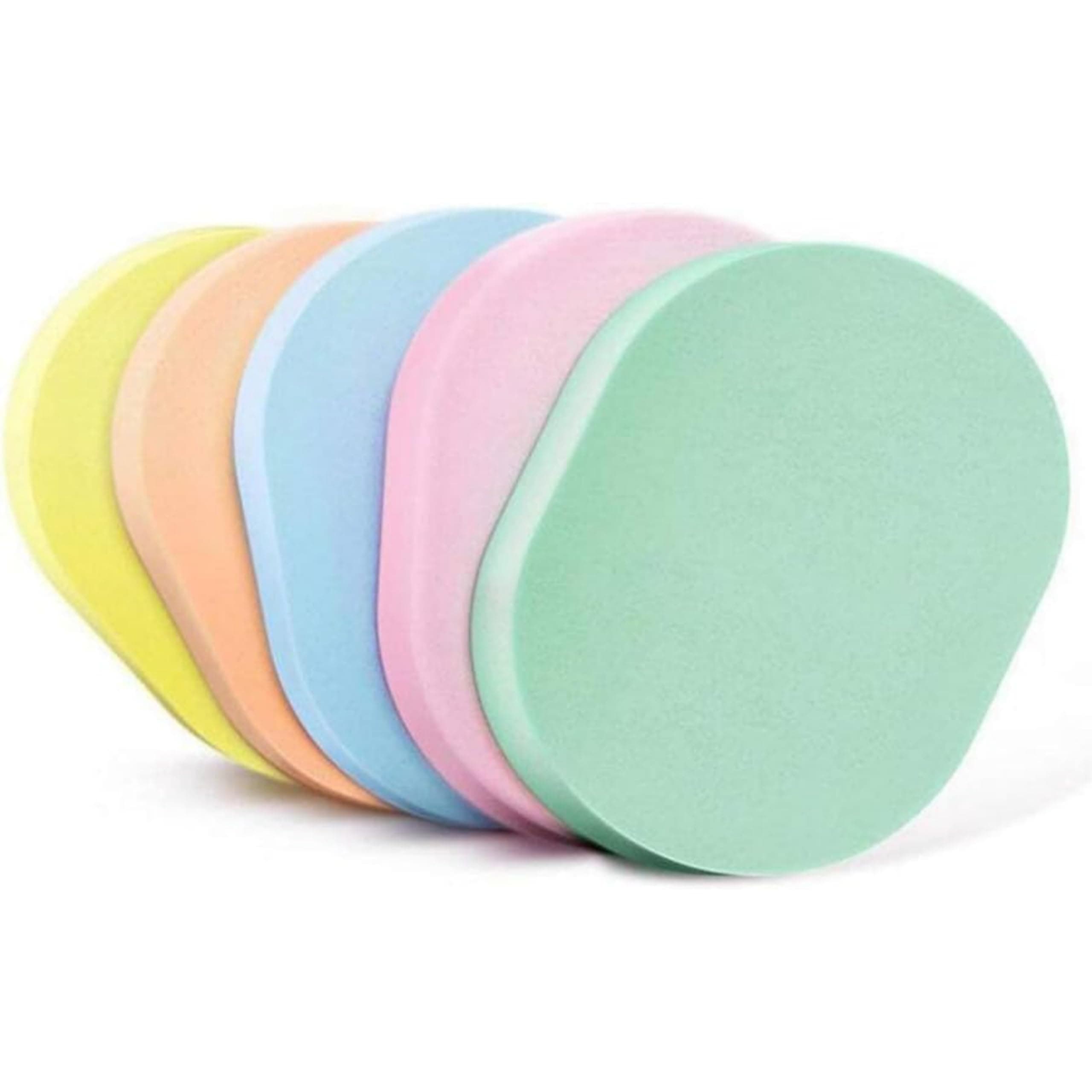 Face Cleansing Sponge Puff Makeup Washing Pad Deep Cleansing & Exfoliating Facial Sponge - Assorted Color Pack of 4