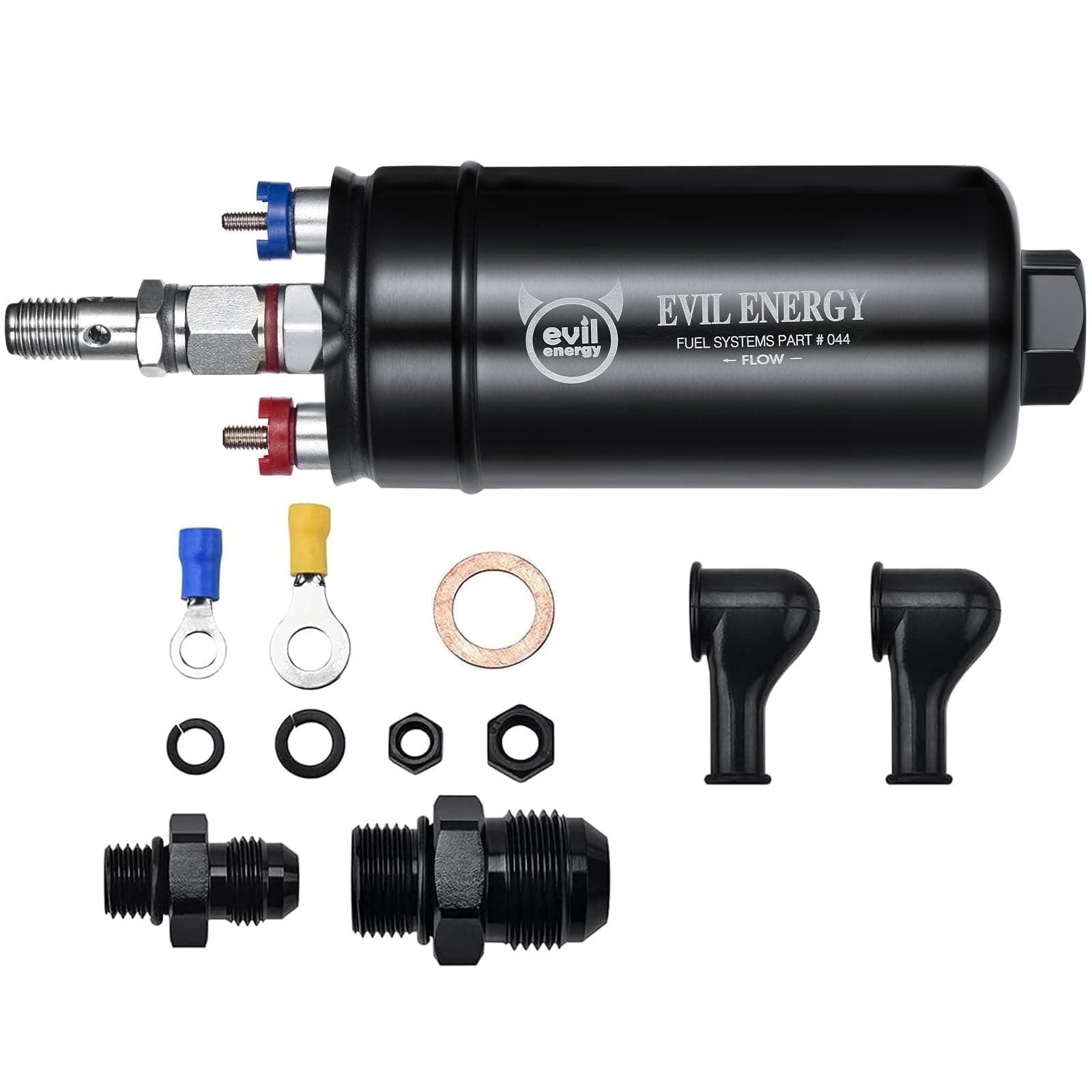 External Inline Fuel Pump Electric 300LPH High Flow 12V Universal