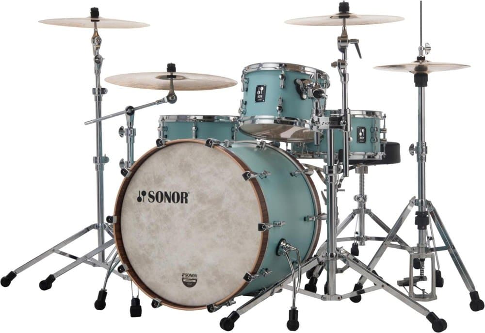 Sonor SQ1 3-Piece Shell Pack with 20 in. Bass Drum Cruiser Blue