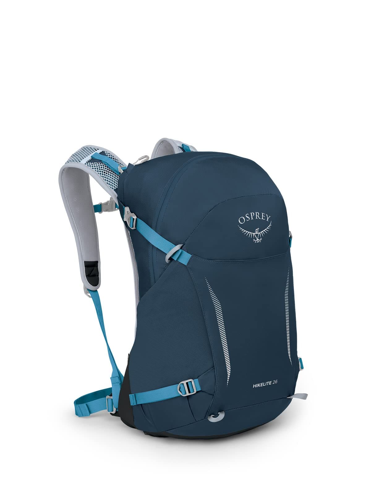 Osprey Hikelite Unisex Backpack, 28L, Atlas Blue, M/L