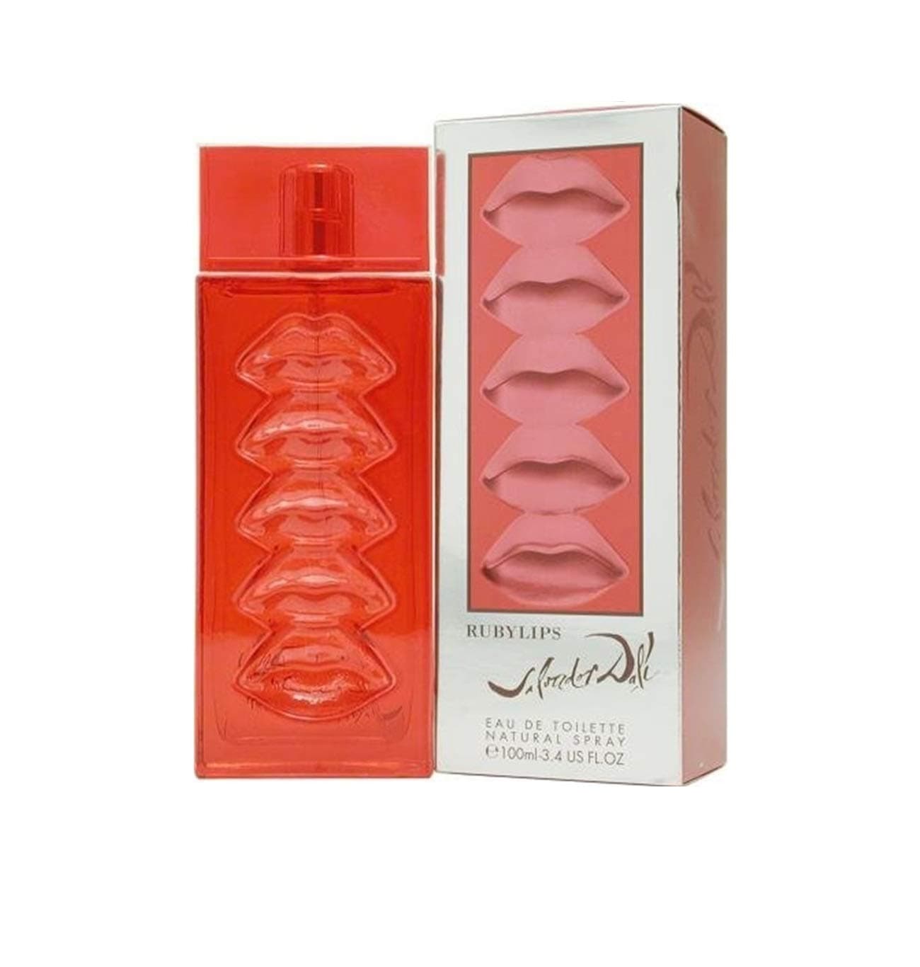 Ruby Lips By Salvador Dali For Women. Eau De Toilette Spray 3.4 Ounces