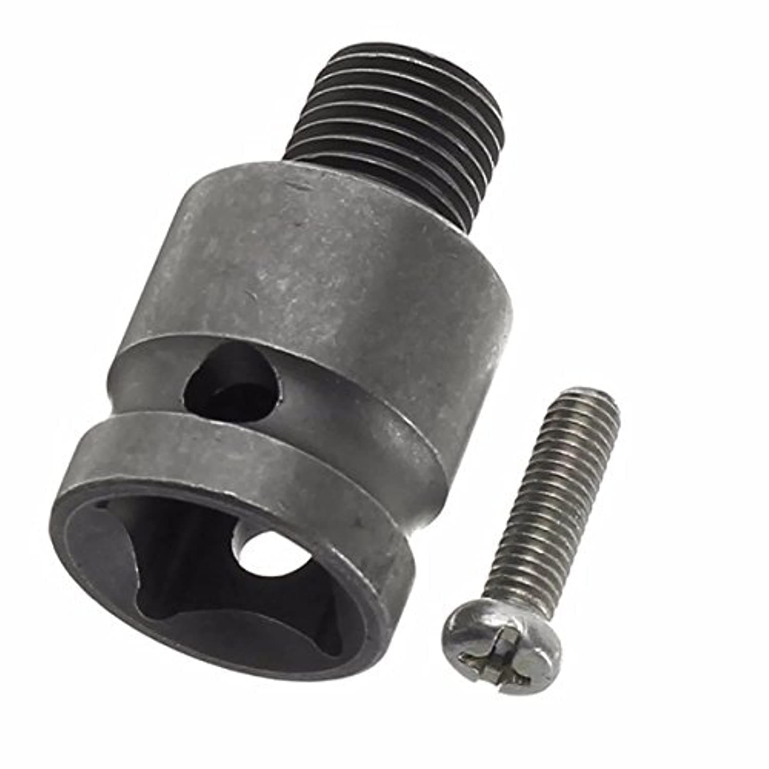 Toolcool 1/2 Inch Drill Chuck Adapter For Impact Wrench Conversion 1/2-20UNF Quick Change Power Tool