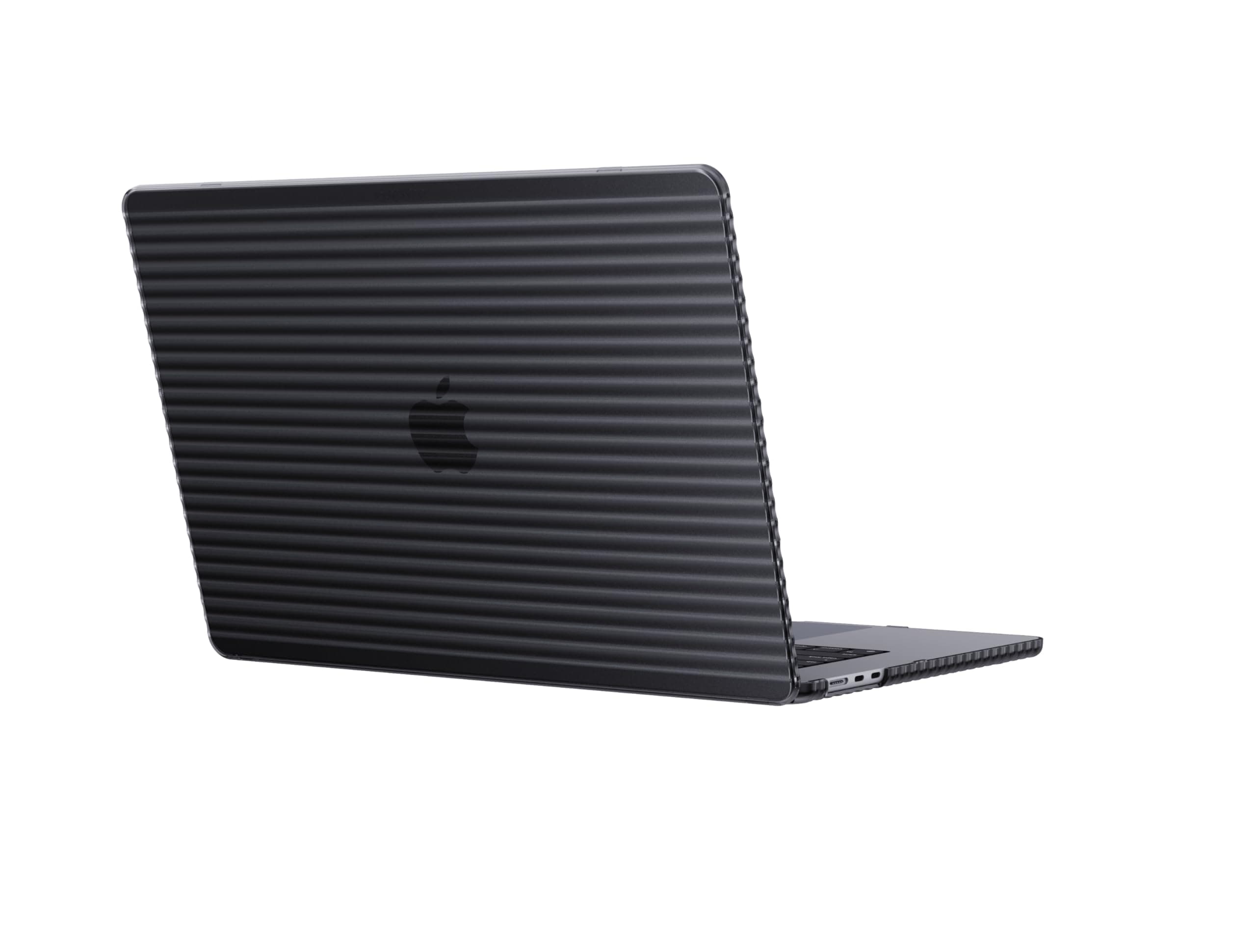 Tech21 Evo Wave Case for MacBook Air 15 inch (2023) - Protective Hard Shell Case - Charcoal