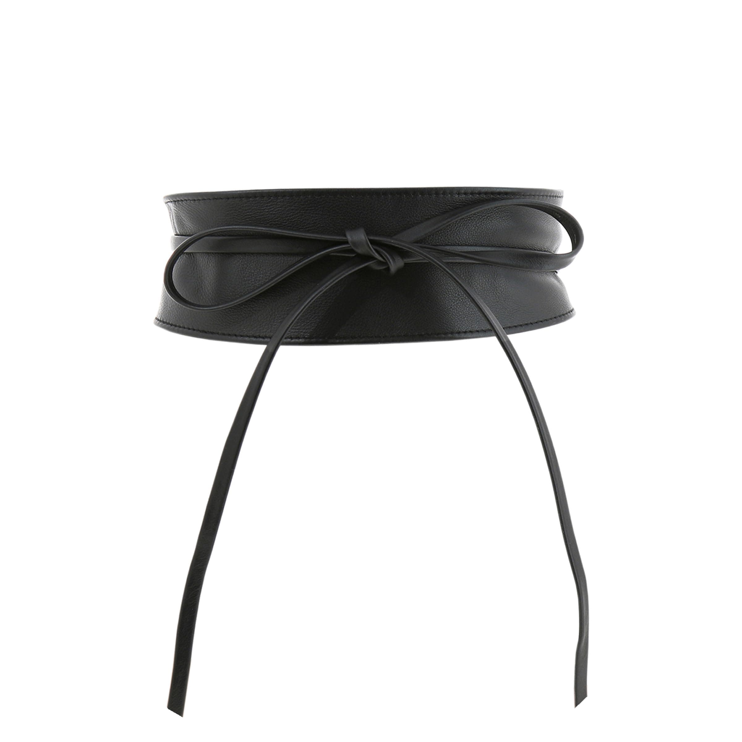 Woman Italian leather Obi belt, CASSIANE