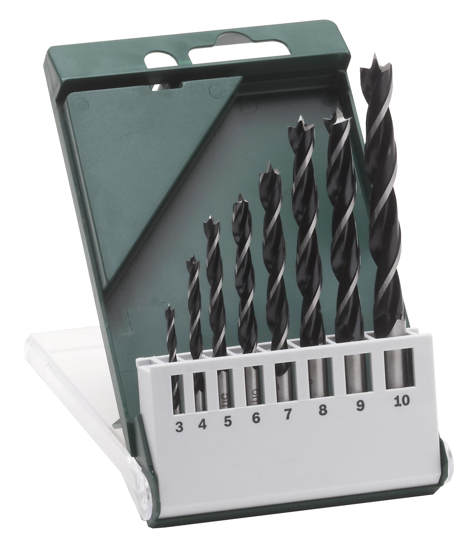 Bosch 2609255215 Brad Point Drill Bit Set (8 Pieces)