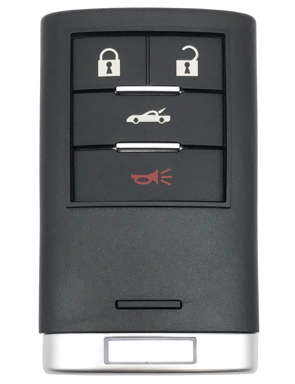 4 Button Replacement Key Fob Cover Case fit for Cadillac XLR for Chevy Corvette C6 Keyless Entry Key Fob Shell (M3N5WY7777A)