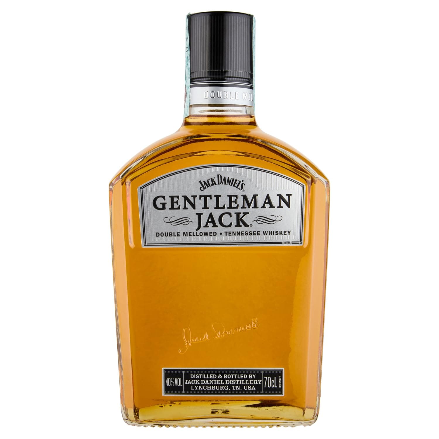 Jack Daniel’s Gentleman Jack Tennessee Whiskey, 70 cl | Double Charcoal Mellowed for Exceptional Smoothness | Premium Tennessee American Whiskey | 40% ABV