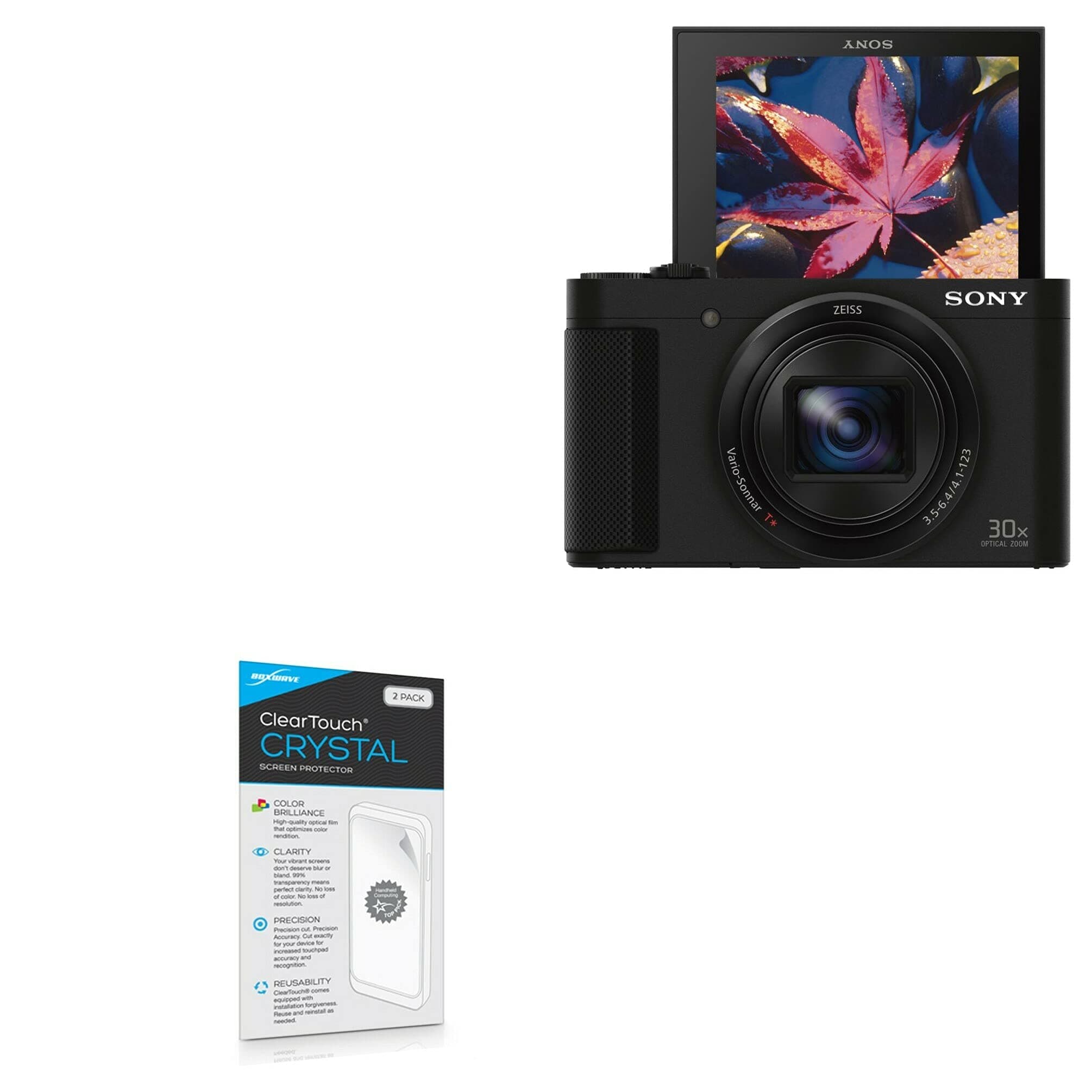 Screen Protector Compatible with Sony Cyber-Shot DSC-HX80 - ClearTouch Crystal (2-Pack), HD Film Skin - Shields from Scratches