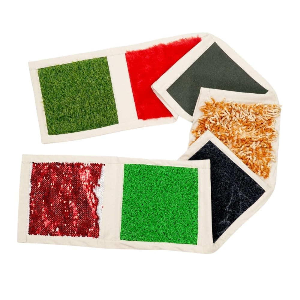 - Brainy Bear Sensory Montessori Mat for Babies, Early Learning Tactile Activity Rug, Baby Sensory Development Toy (0-2 Years, Multicolor)