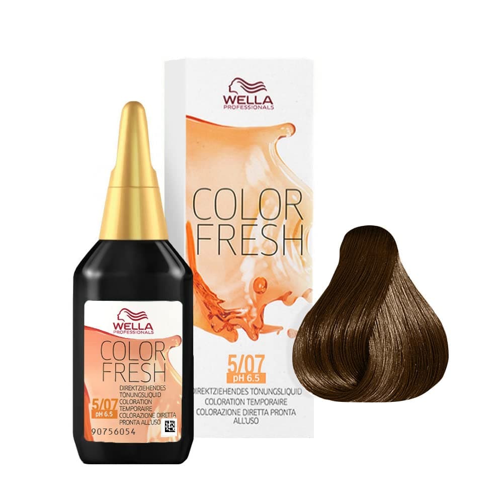 Colour Fresh Semi-Permanent Hair Colour, No. 5/07 Hellbraun Natur Braun, 0.098 kg 8005610572673