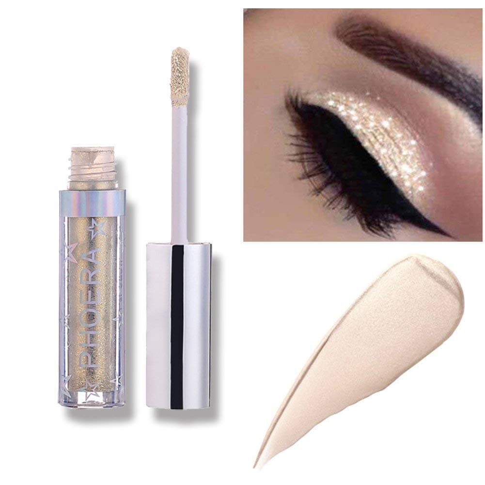 Liquid Eyeshadow, Waterproof Glitter Shimmer Sparkle Eye Stick Easy To Wear Long Lasting Eyeliner Eye Pencil Makeup Cosmetics(A101)