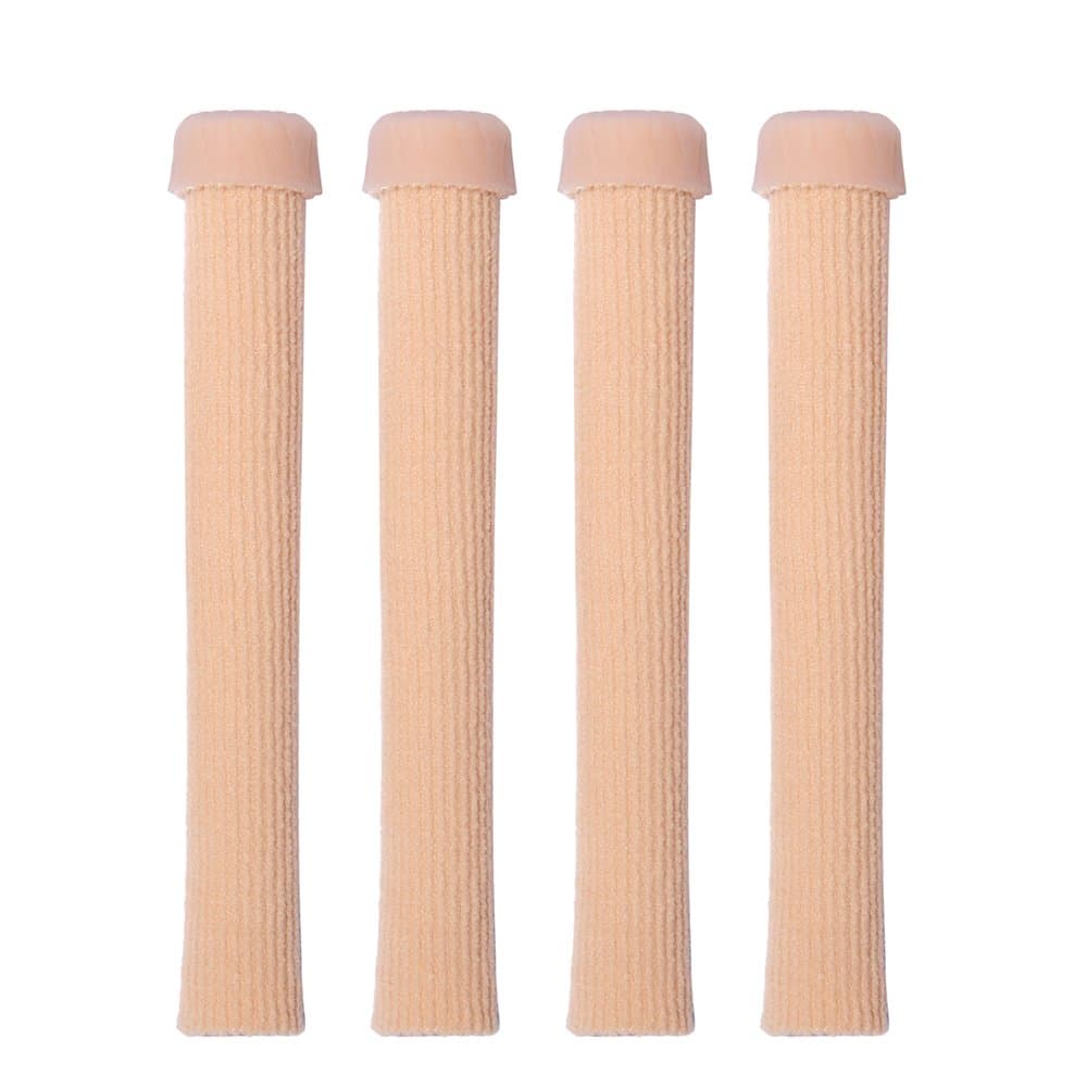 Softior4 Pack—23” Fabric Sleeve Toe Protector Tubes with Gel Lining for Hammertoe Corn Blister