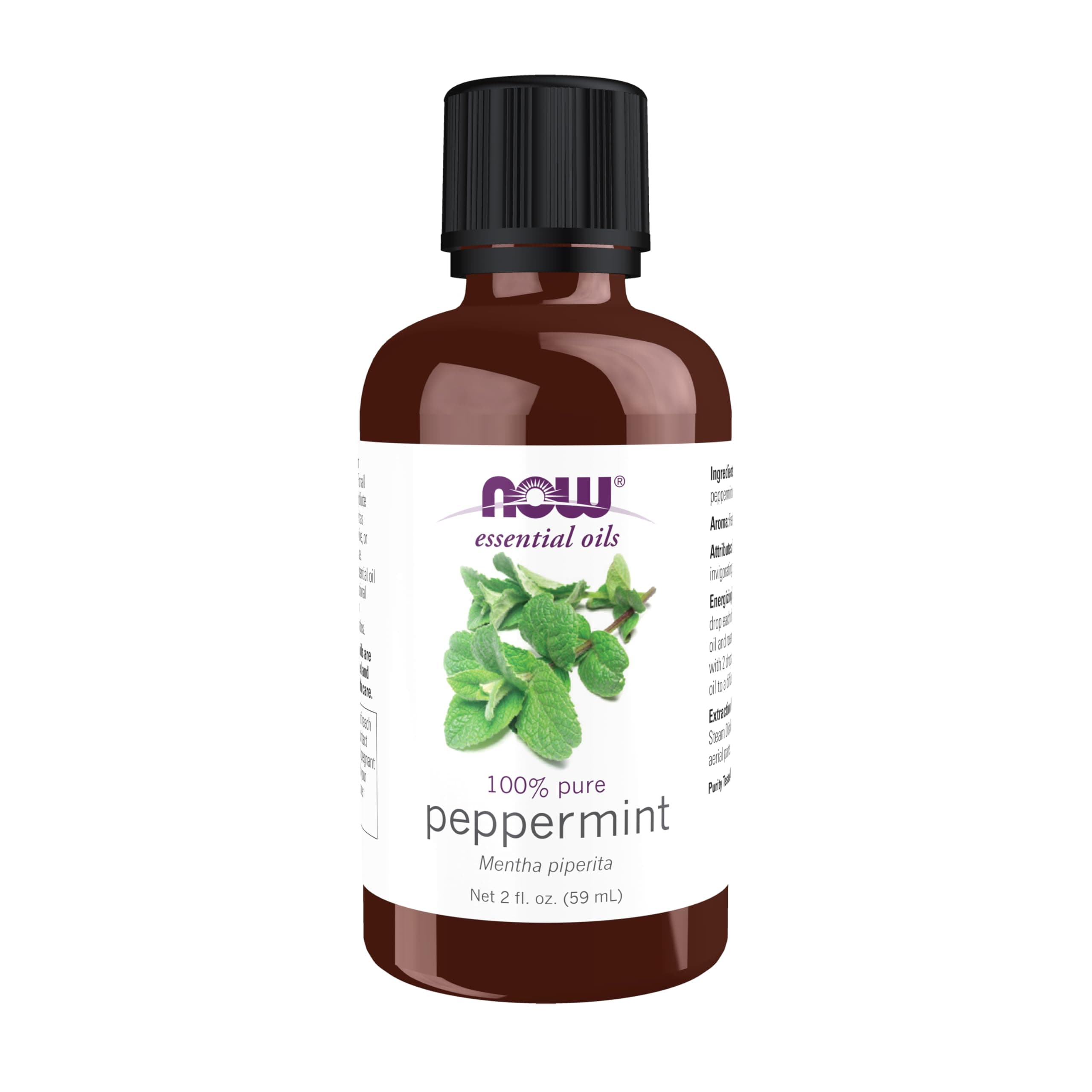 Now Foods Essential Oils Peppermint 2 fl oz (59 ml)