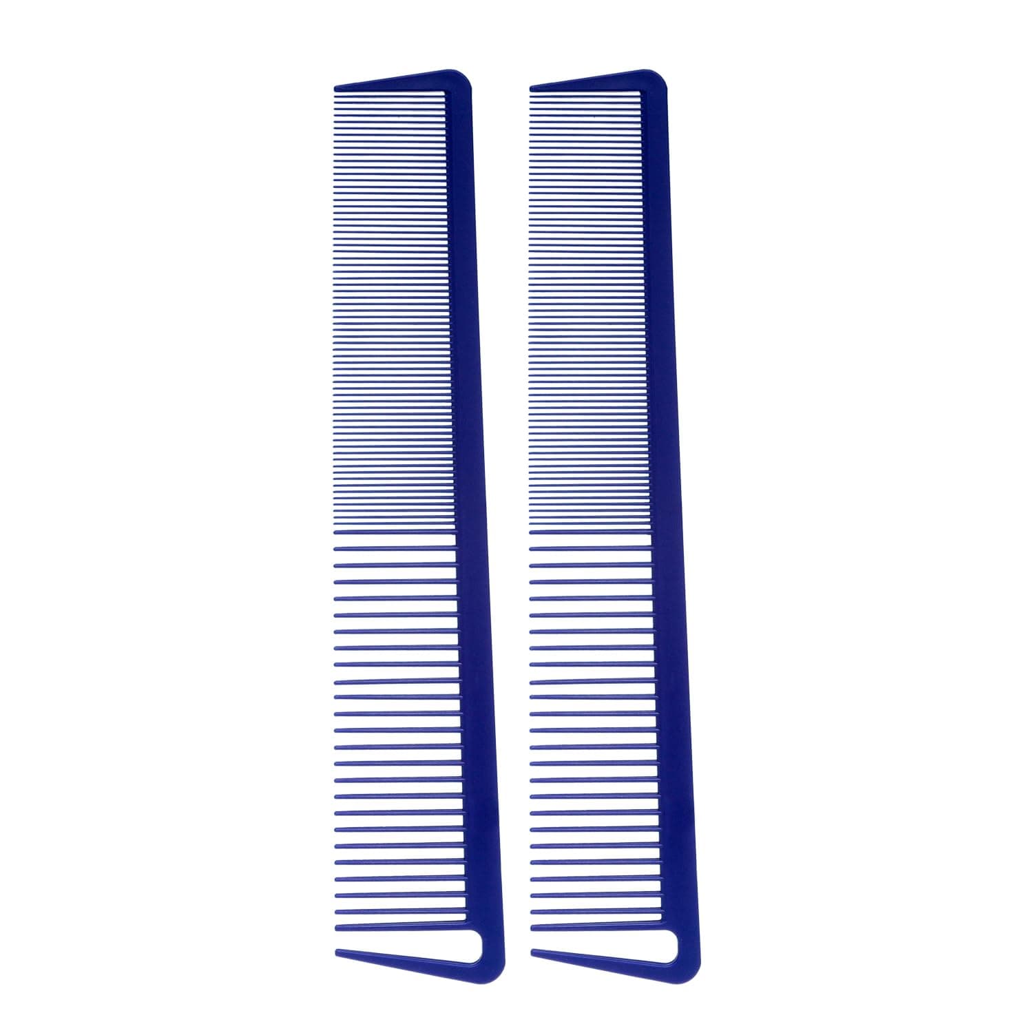 JOHNNY B. Professional Carbon Texturizing Hair Comb, Blue 2 PCS