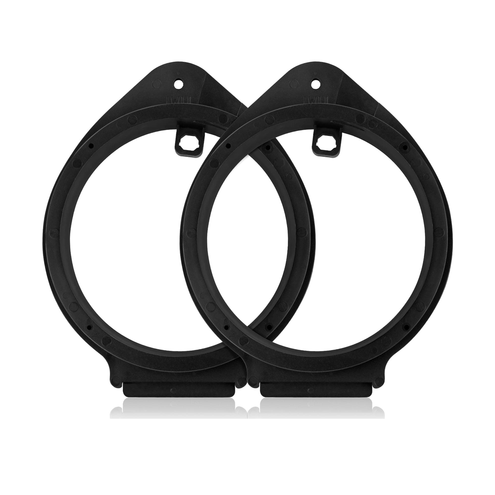 RED WOLF Front/Rear Door 6.5" Inch Aftermarket Speaker Update Install Speaker Adapter Bracket Spacers for Chevrolet 2006-2021, GMC 2006-2020, Some Cadillac, Buick, Pontiac