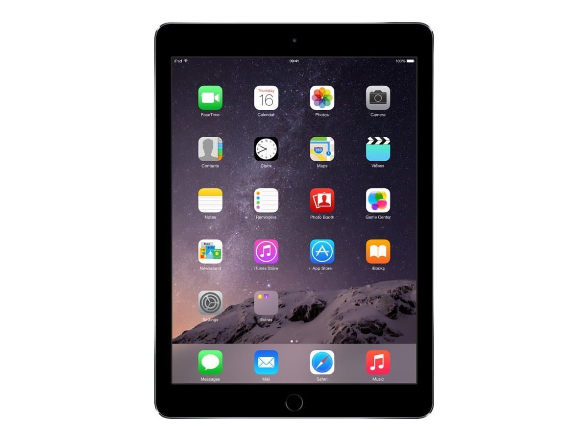 Apple MGL12LL/A iPad Air 2 Gray 9.7-Inch Retina Display, 16GB, Wi-Fi (Renewed)