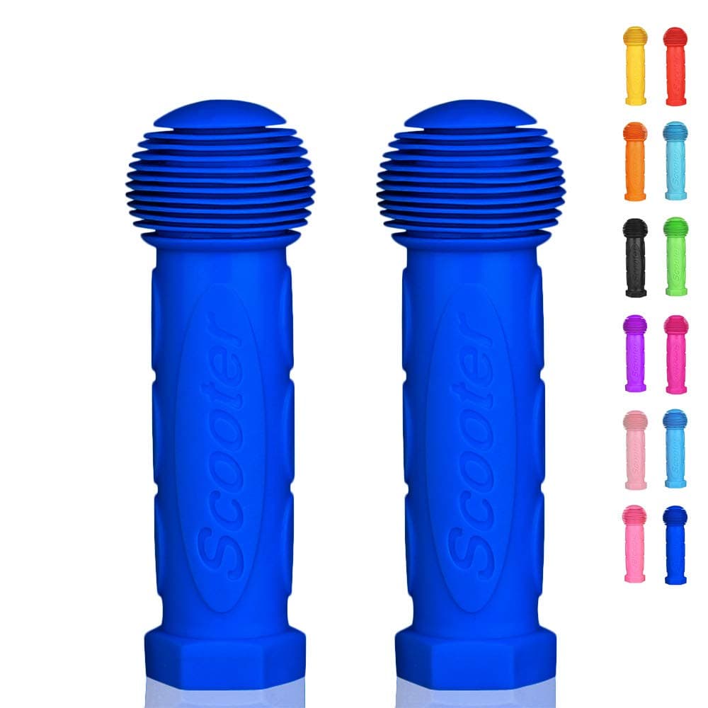 Scooter Grip Handlebar 1 Pair Bicycle Grip Fit for 2-3-4 Wheels Kid Kick Scooters,Children Bike,Rocking car,Drifting Scooter,Swing Scooter,Push Cart
