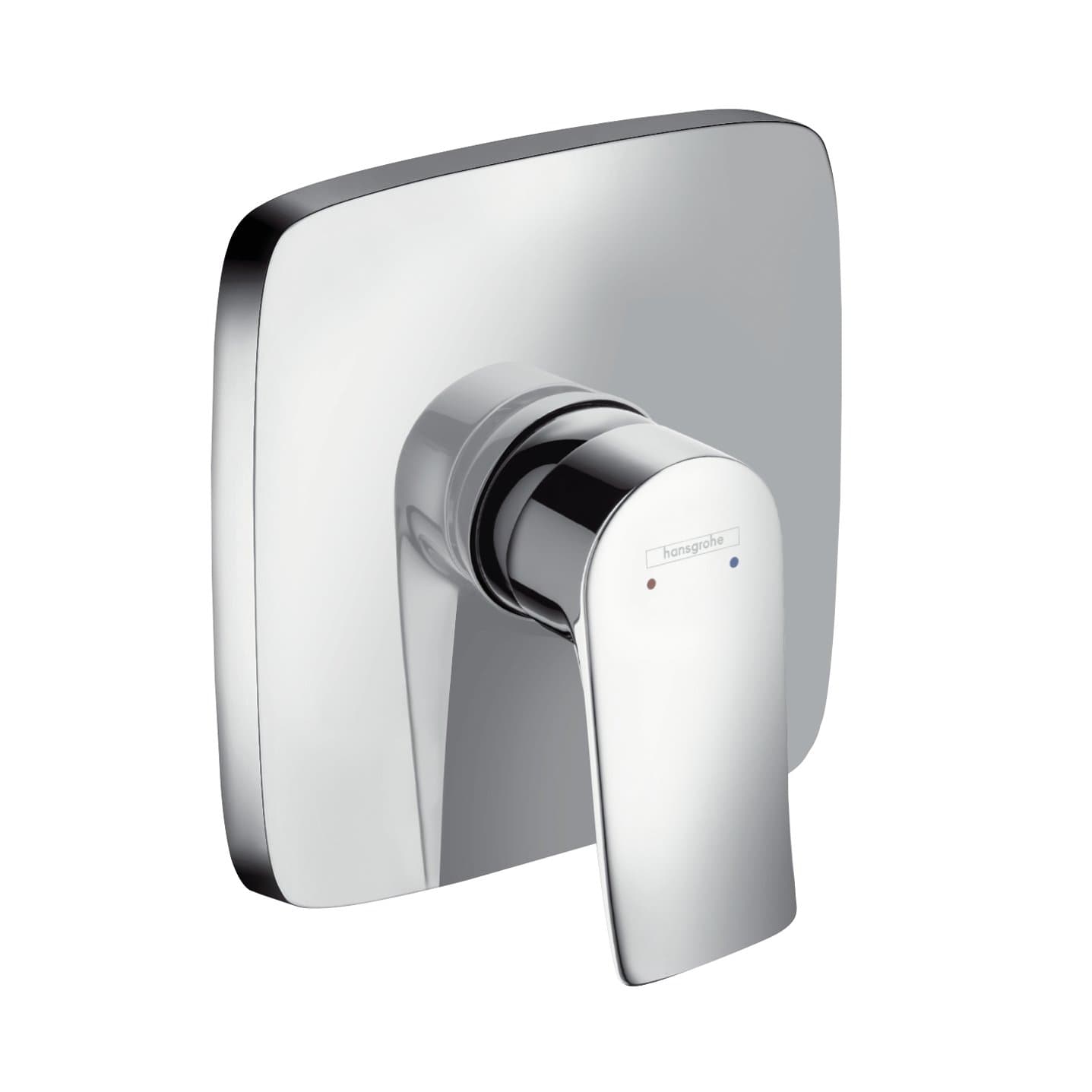 Hansgrohe 31456000 Metris Manual Shower Mixer, Chrome, Silver, Square