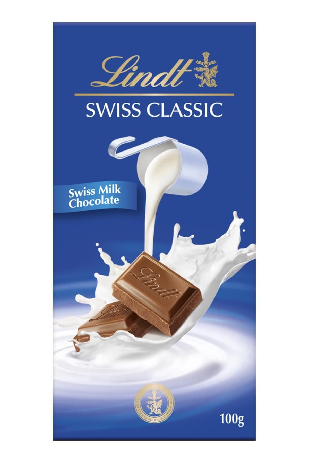 Lindt Swiss Classics Milk Chocolate (100g)