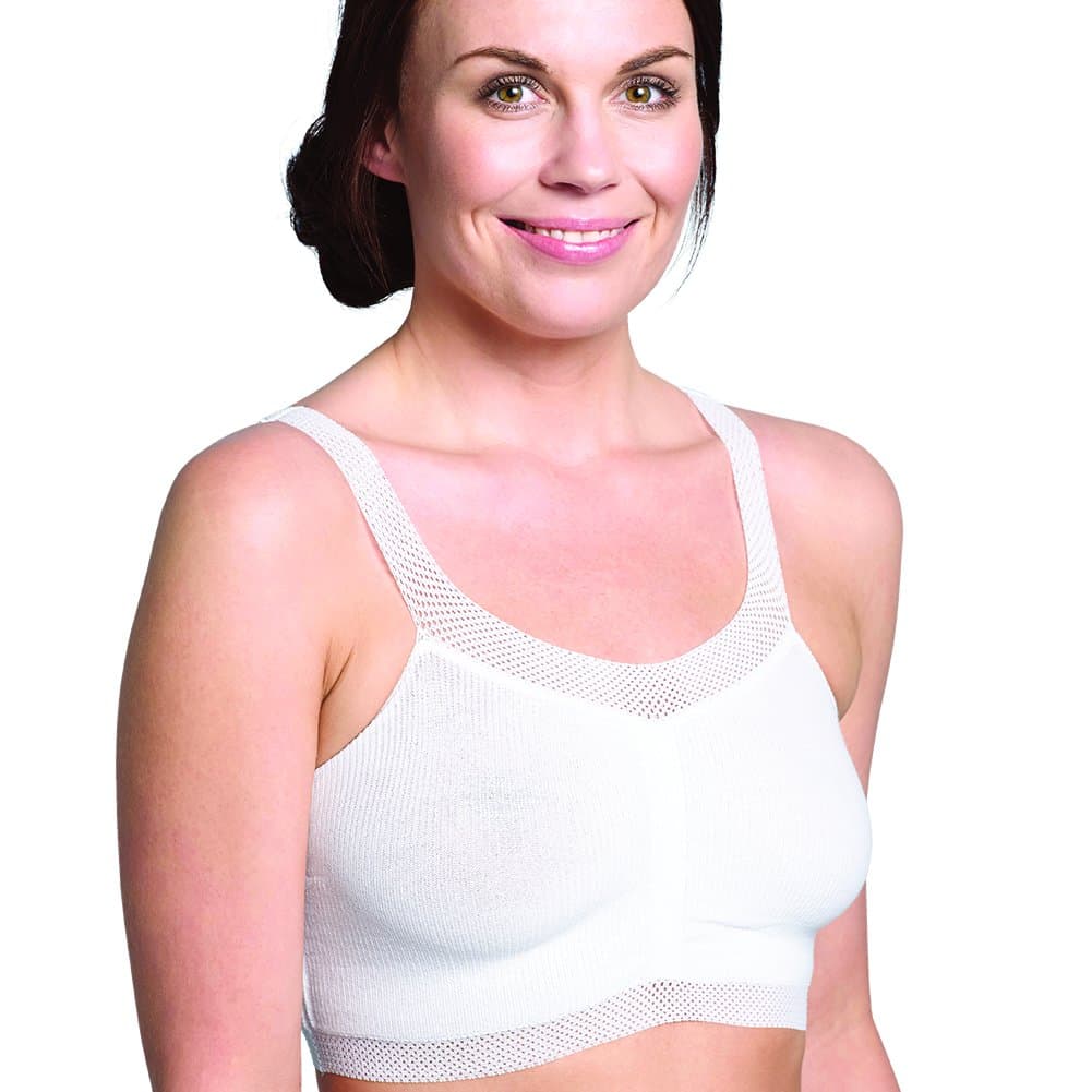 Carriwell Comfort Maternity and Nursing Bra (Medium, White)