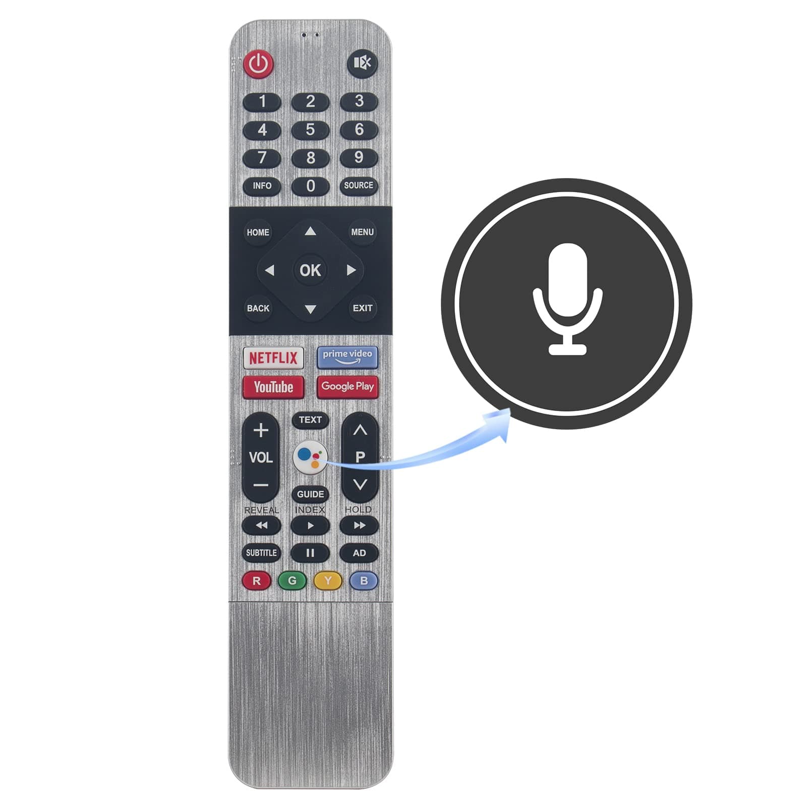ALLIMITYVoice Remote Control Replace fit for Coocaa 32S3N 40S3N 43S3N 55S3N