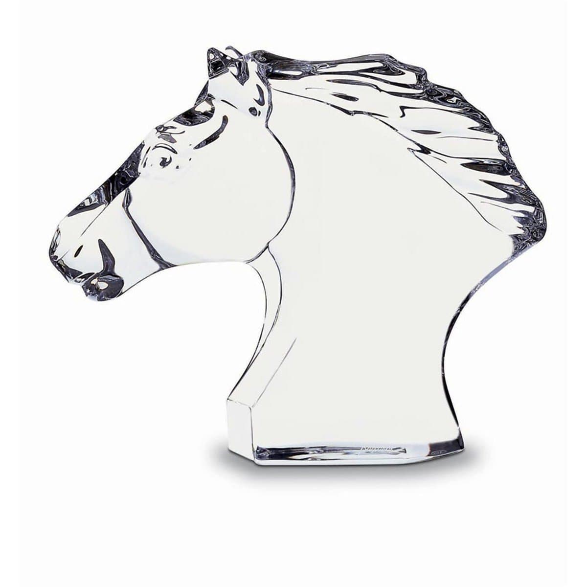 Baccarat Crystal Horse Head Small