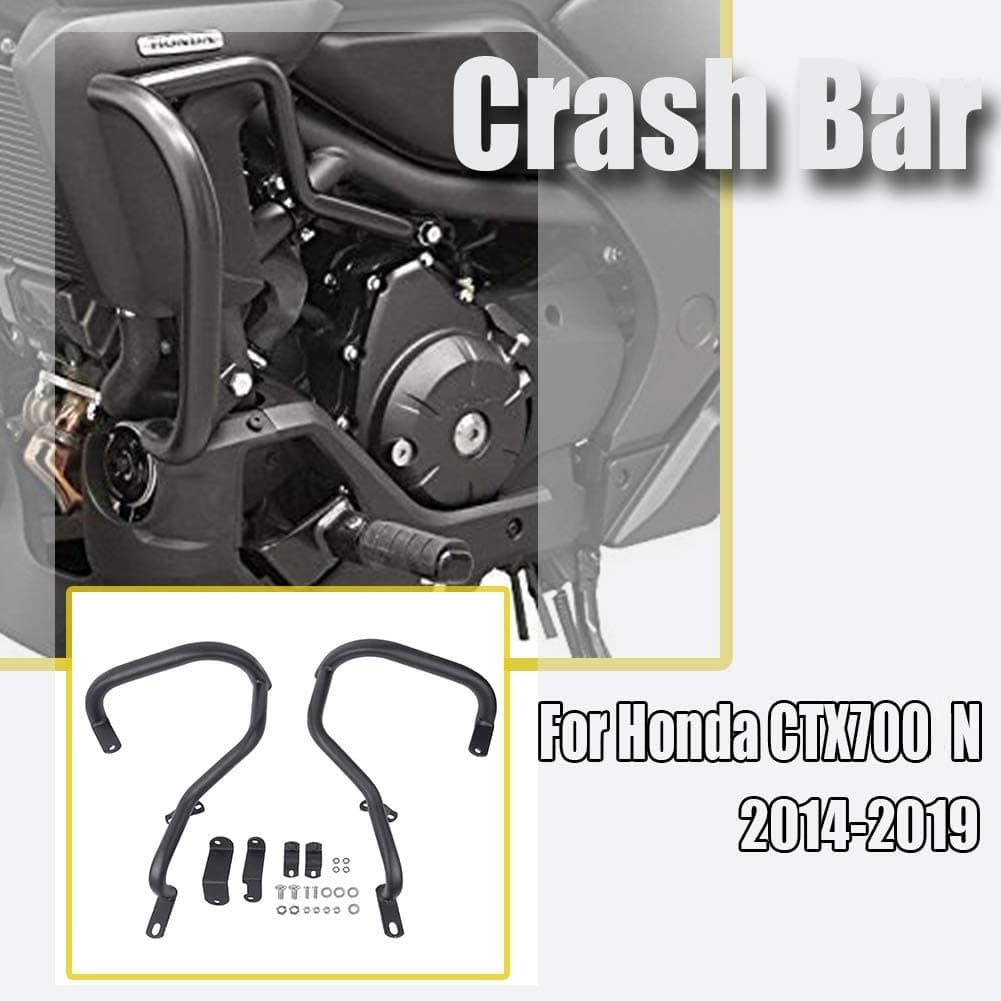 US Stock!! Motorcycle Engine Guard Bumper Highway Freeway Crash Bar Side Frame Falling Protector Parts for H.onda CTX700N CTX 700 N 700N CTX-700N CTX700N DUT (Automatic) 2014 2015 2016 2017 2018 2019