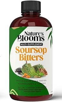 Soursop Bitters Liquid Supplement, 16 oz | Nature's Best Bitters | Health-Focused Ingredients for Traditional Wellness & Cleanse Support