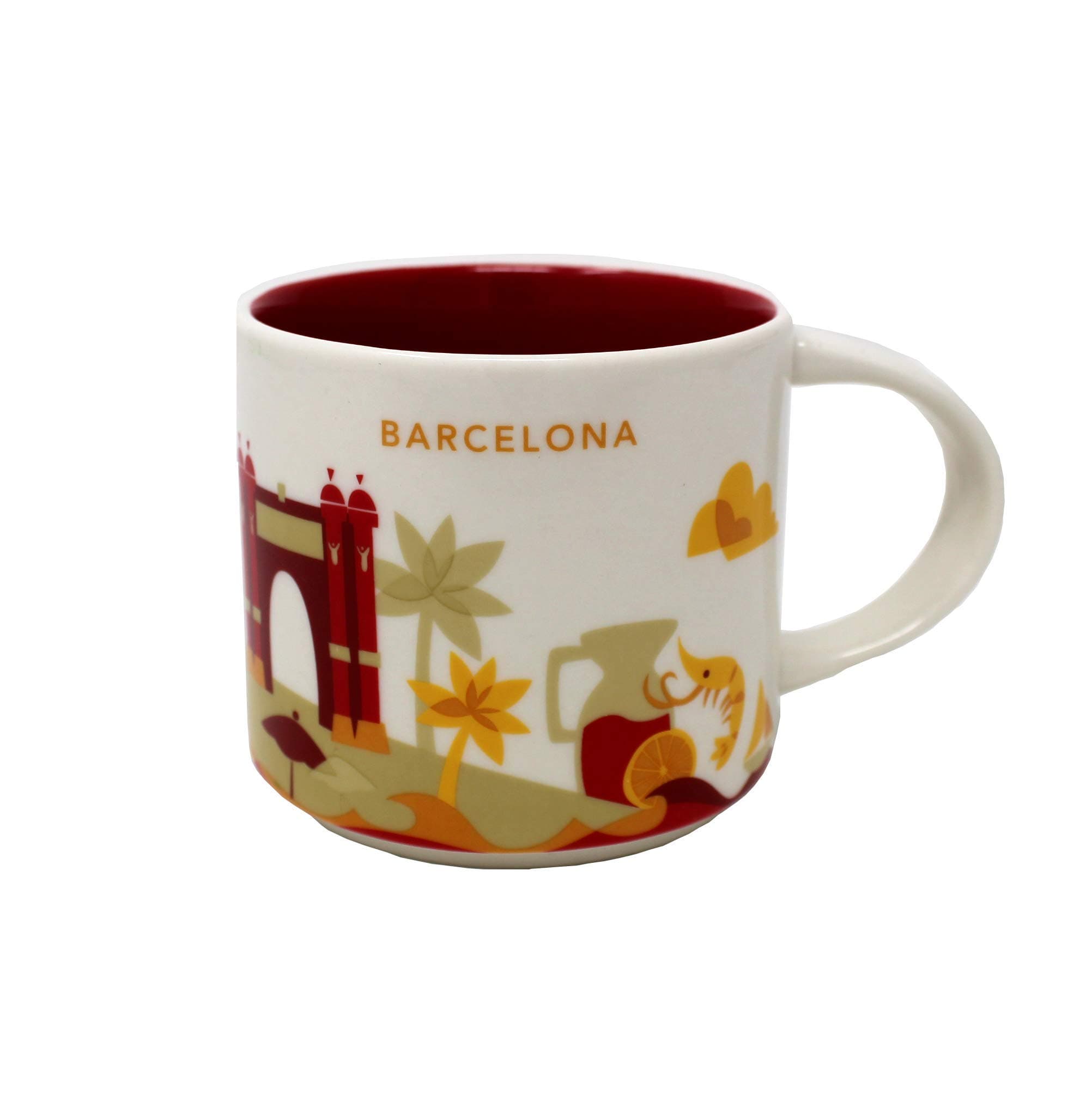 You Are Here Series Barcelona Mug, 14 Oz