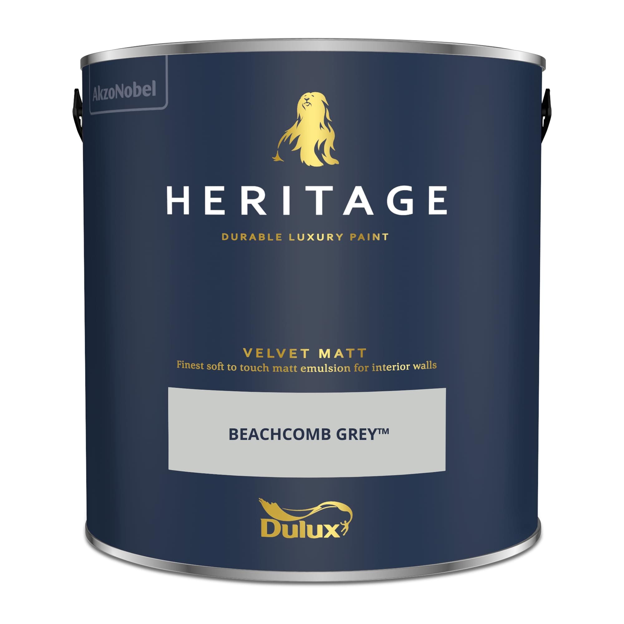 Dulux Heritage Velvet Matt 2.5L Beachcomb Grey