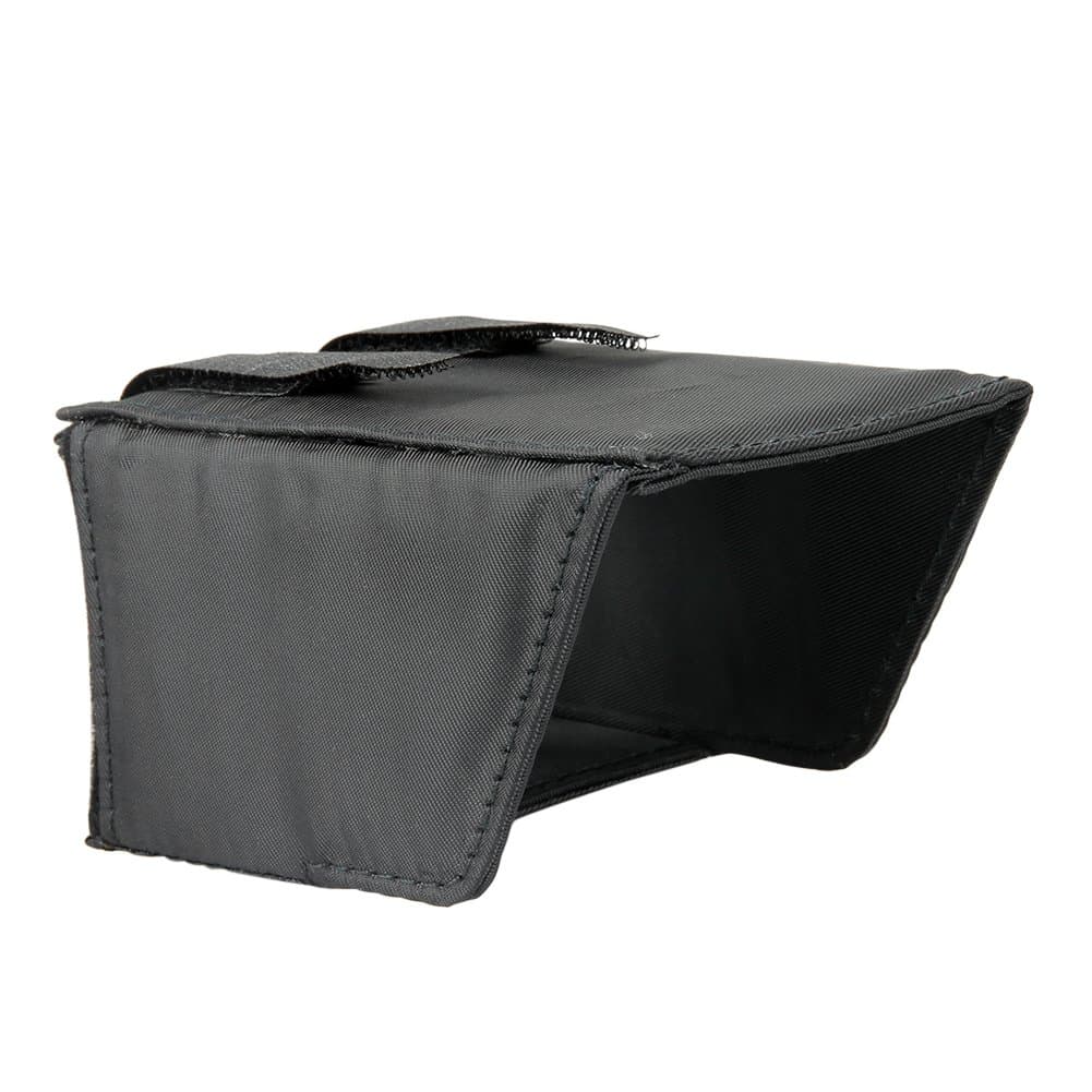 NICEYRIG LCD Screen Sunshade Foldable Sunhood for Panasonic Lumix GH4/ GH5/G7/G85/GX8 Camera,Cage for Panasonic Lumix GH4/ GH5/G7/G85/GX8 Monitor with Sunhood(Black)